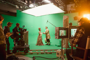 Schauspieler am Set Schauspieler am Set