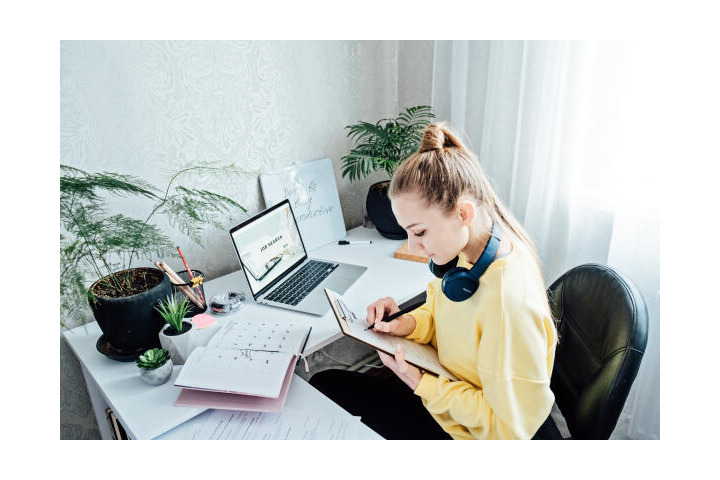 Selbstorganisation - Frau plant Tag Selbstorganisation - Frau plant Tag