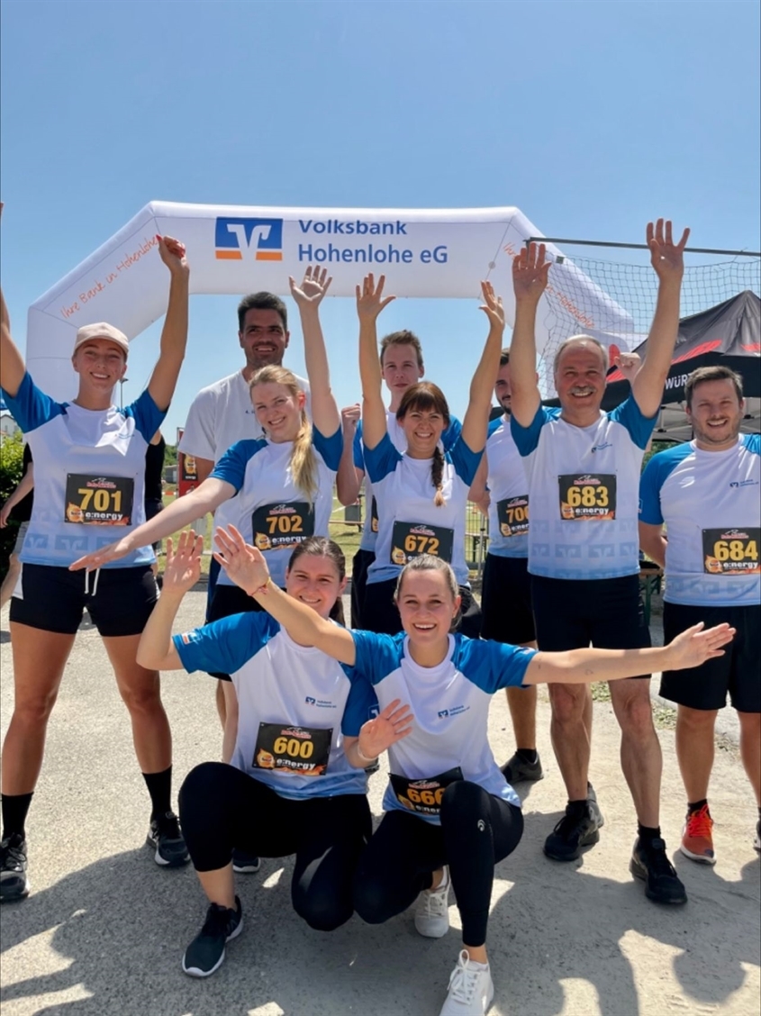 Volksbank Hohenlohe eG: Unser Laufteam!