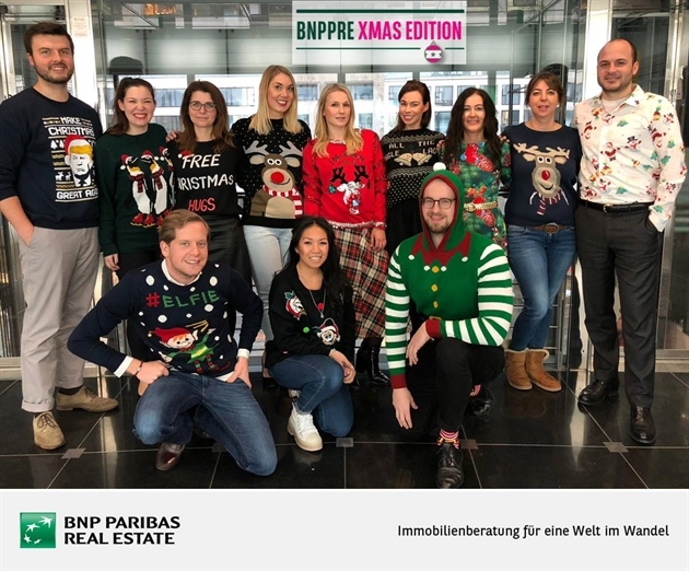 BNP Paribas Real Estate GmbH: Das war unsere Ugly Christmas Sweater Challenge