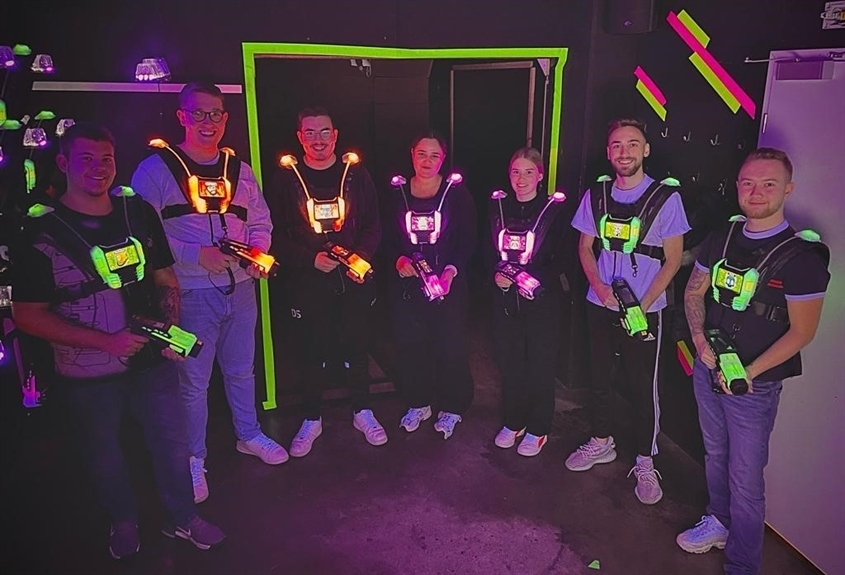 Sparkasse Donnersberg A.d.ö.R.: Teamevent Lasertag 2023