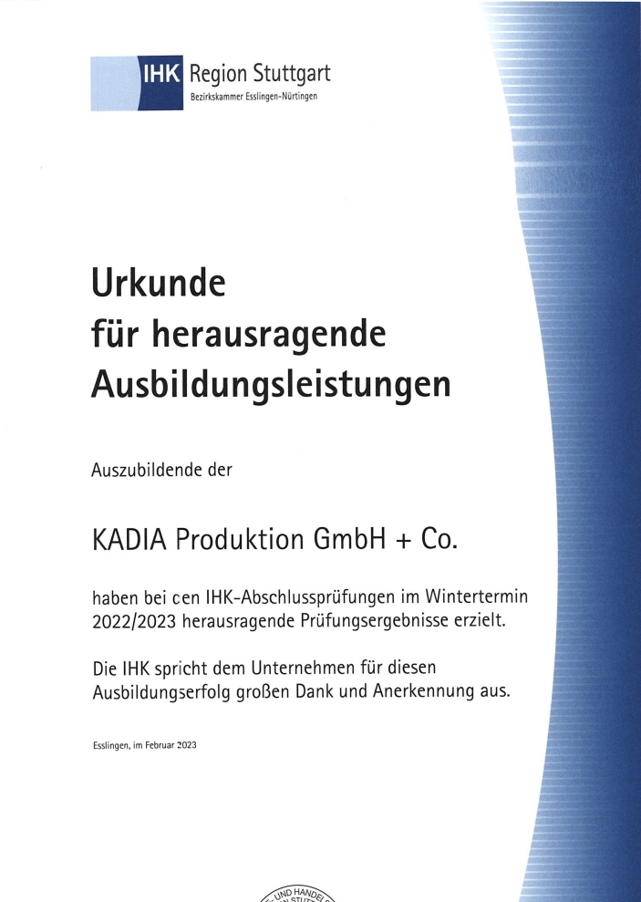 KADIA Produktion GmbH & Co. Bild 6