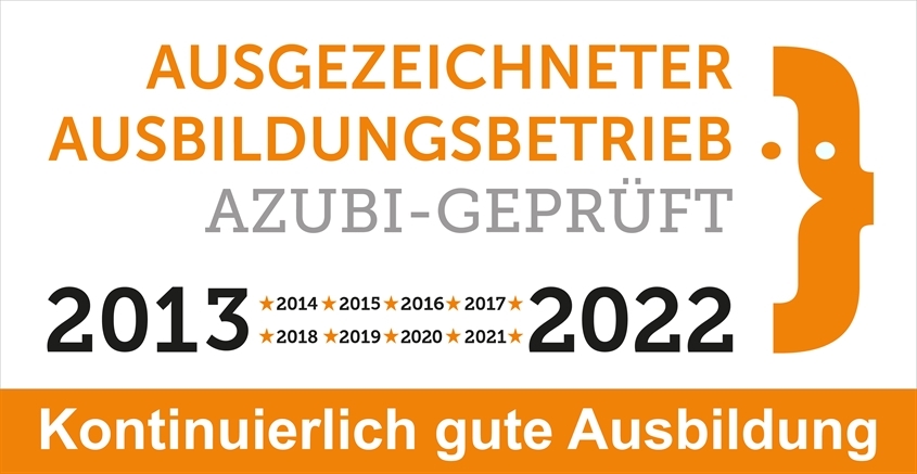 NORDWEST Handel AG: Ausgezeichneter Ausbildungsbetrieb bereits zum 10.Mal in Folge!