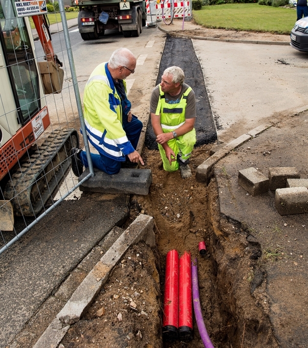 Stadtwerke Husum GmbH: Baustelle