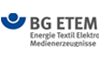 Logo Berufsgenossenschaft Energie Textil Elektro Medienerzeugnisse (BG ETEM)